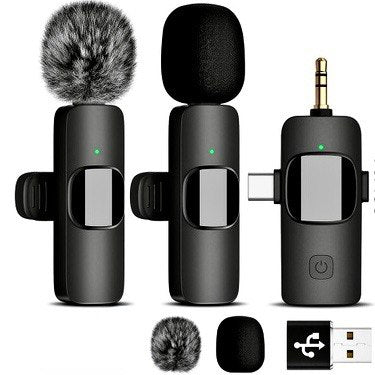 Basix Professional 4in1 Wireless Lavalier Microphone